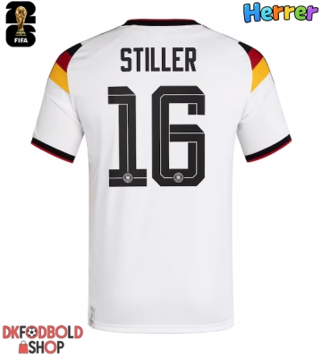 Tyskland Angelo Stiller #16 Hjemmebanetrøje VM 2026 Kort ærmer Tyskland Angelo Stiller #16 Hjemmebanetrøje VM 2026 Kort ærmer